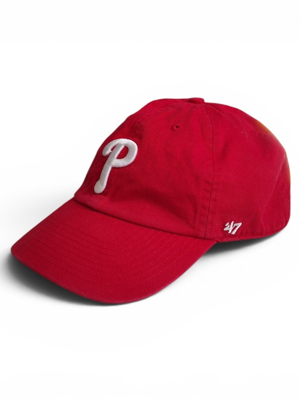47 Brand Philadelphia Phillies Clean Up Adjustable Cardinal Red Cap Hat